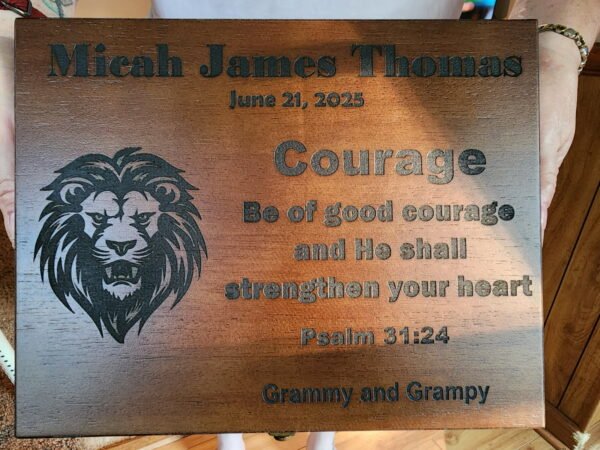 Wooden Box (for Bible)
